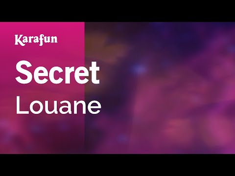 Secret - Louane | Karaoke Version | KaraFun