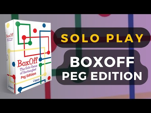 BoxOff Peg Edition Solo Board Gameplay | DaniCha