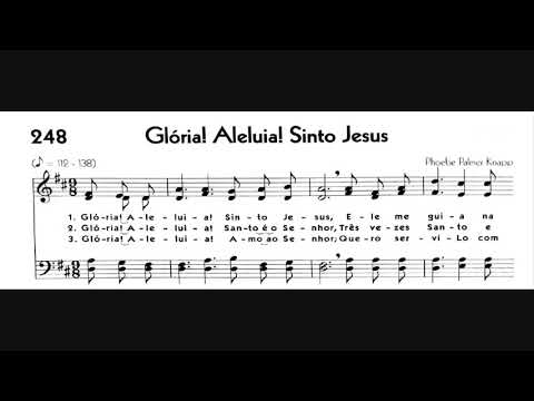Hinário 5 CCB - Hino 248 - Glória! Aleluia! Sinto Jesus - Strings - Teclado Yamaha PSR S670
