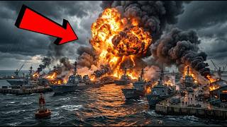 【衝撃】ウクライナ軍の猛爆でロシア海軍拠点が壊滅！黒海艦隊の「最後の聖域」ノヴォロシースク軍港が炎上消滅した瞬間