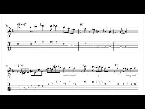 The girl from Ipanema guitar instrumental tab
