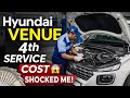 Hyundai Venue 4th Service Cost Shocked Me Full Service Experience