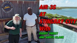 DJI Air 3S at Stingray City in Antigua with Santa Claus and Daddy Sweet!