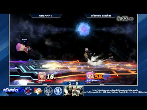 OHSNAP 7 SSB4 Singles Winners Bracket: Johan (Robin) Vs. Bread (Villager)