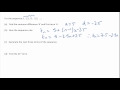 S S 1 1 Arithmetic Sequences A D Rule And Nth Term