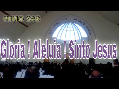 Ensaio Bonfim Cabreúva  Hino 248 Gloria ! Aleluia ! Sinto Jesus