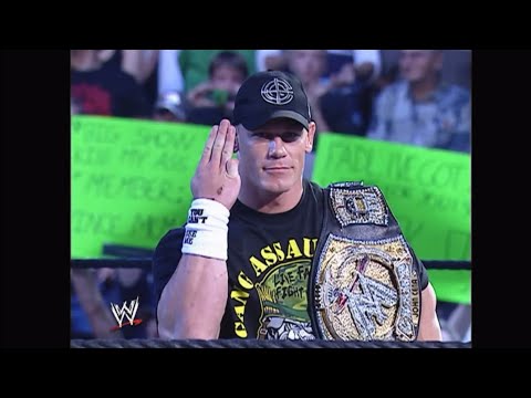 John Cena Entrance after winning the WWE championship at Unforgiven 2006 Raw September 18th 2006