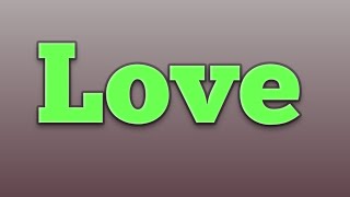 Love I thought on love I today's thought I thought of the day I thoughts1234....