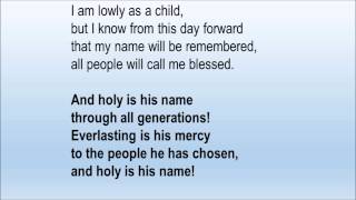 Holy is his name (my soul is filled with joy)