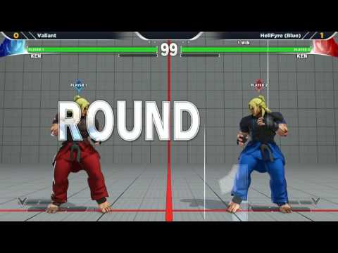 WNF 3.7 SFV - Valiant (Ken (Red)) vs HellFyre (Ken (Blue))