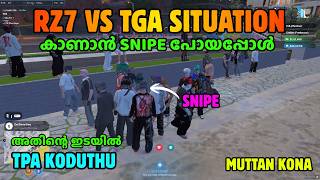 SNIPE RZ7 VS TGA SITUATION കാണാൻ പോയപ്പോൾ😂മുട്ടൻ KONA MUTHUK-ൽ💀TPA ഒരെണ്ണം കൊടുത്തു🤣