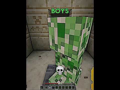 Minecraft GIRLS vs BOYS? 💀