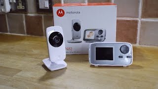 MOTOROLA MBP481  MBP482 digital video Baby Monitor review.