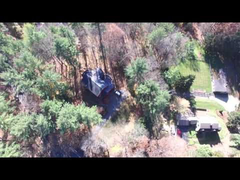 Weston, Massachusetts Neighborhood Late Fall From the Air