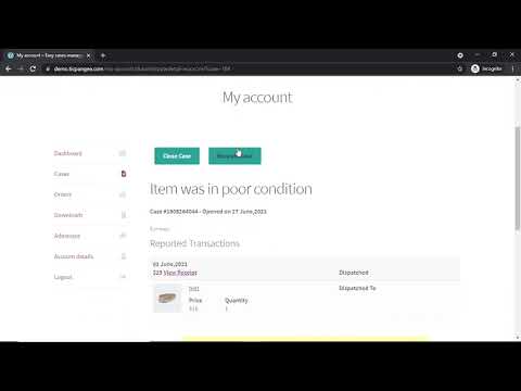Easy cases Management Plugin for Woocommerce Dokan multivendors.