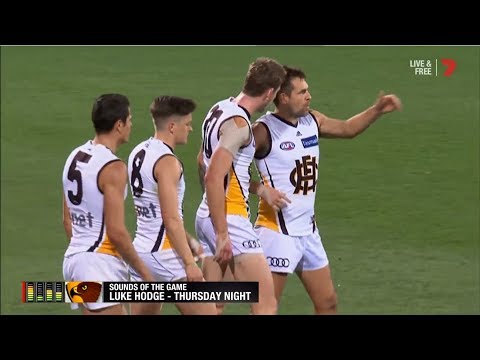 Luke Hodge mic'd up during game (Rd 14, 2017)