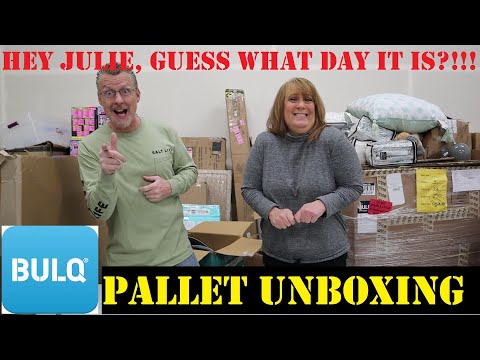 This bulq.com PALLET UNBOXING was full of SURPRISES!! Will it be enough to DOUBLE the $629 we PAID??