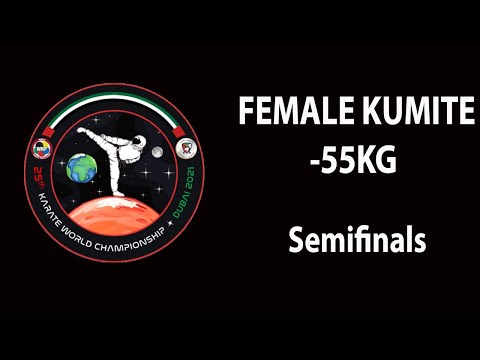 Karate Dubai 2021 | Female -55kg - SEMIFINALS | WORLD KARATE FEDERATION