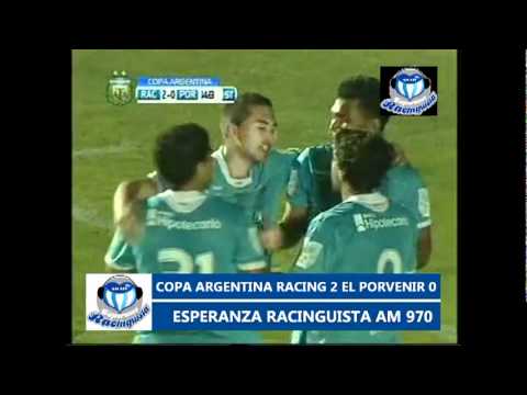 Racing 2 El Porvenir 0 Copa Argentina - ESPERANZA RACINGUISTA AM 970 -