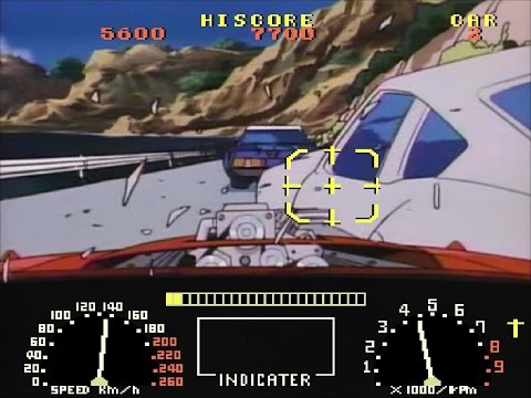 Lukozer Retro Game Review 244 - Road Blaster - Laserdisc Arcade Coin-Op