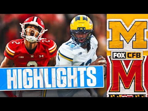 No. 18 Michigan Wolverines vs. Maryland Terrapins Highlights | FOX College Football