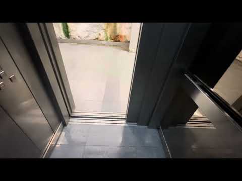 2x 2008 KONE KSS MonoSpace MRL traction elevators @ Aimo Park Stockmann parking garage, Helsinki, FI