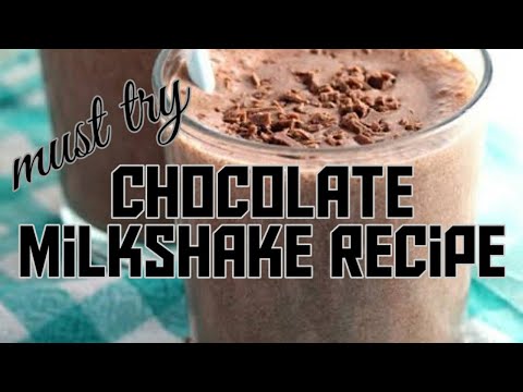 No ice cream Yummy chocolate milkshake recipe | pls give it a try and enjoy | foods die spot | FDS