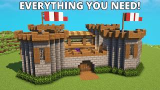 Minecraft Ultimate Survival Castle Tutorial⚒️