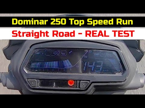 How fast can the Dominar 250 go? Here is our test run