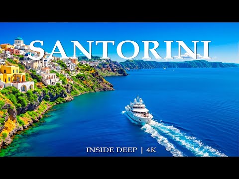 Santorini 4K – Discover the Stunning Caldera & Iconic Blue Domes With Deep House Chill Music