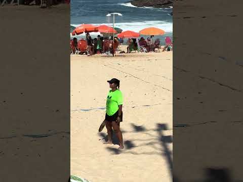 🇧🇷 Summer in Leblon Beach, Rio de Janeiro | Brazil #shorts