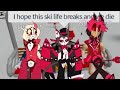 Hells Greatest Dad But On Crack Voiced Me And My Friend All Credits To Vivziepop SpindleHorse