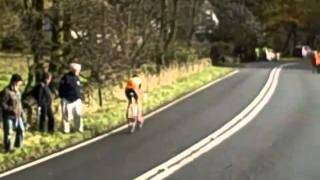 preview picture of video 'Cycling Time  Trials, National Hill Climb, Long Hill, Buxton 30.10.11'
