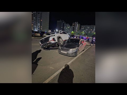 Могучий чел кулаком вынес боковое стекло "Чангана". Real video