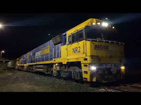 7PM5 Pacific National container train with NR2 and NR61 arriving into Gheringhap loop 3/6/2025