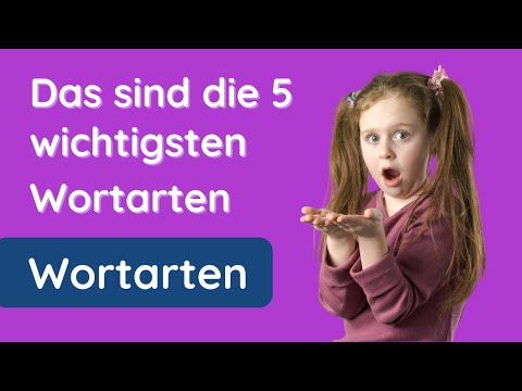 5 wichtigste Wortarten ✅ Nomen, Verben, Adjektive, Artikel, Adverbien