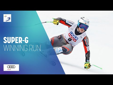 Ragnhild Mowinckel (NOR) | Winner | Women's Super-G | Courchevel/Meribel | FIS Alpine
