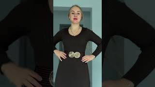 SPIRIA - elastický pásek, černá, velikost 75-115 cm