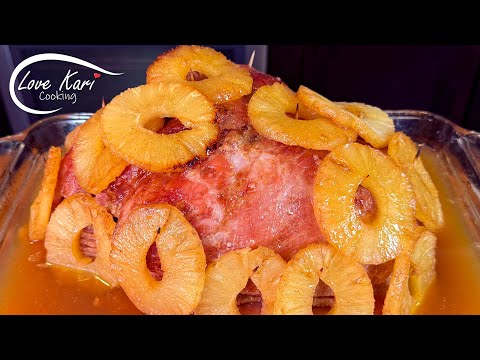How to Make Classic Pineapple and Brown Sugar Honey Glazed Holiday Ham at Home