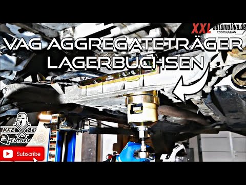 VW AUDI SEAT SKODA | Aggregateträger Stützlager wechseln | @XXLAutomotiveSpezialwerkzeuge