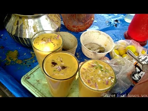 Indian/Kolkata Street Food  - Sattu Drink (Tasty Healthy Drink) Very Common Street Food in India Video