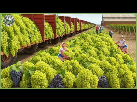 Incredible Modern Farming - How Farmers Race to Harvest 176 Million Tons of Crops In Just 48 Hours