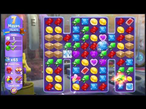 Wonka's World of Candy Level 199 - NO BOOSTERS + FULL STORY 🍫 | SKILLGAMING ✔️
