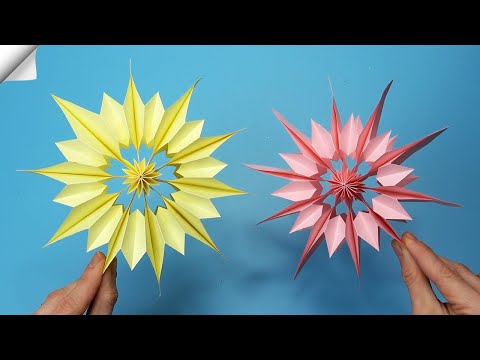 3d paper snowflakes Christmas paper crafts 2024