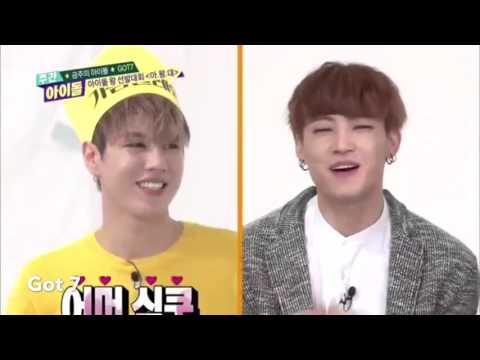 SNSD Sunny, Yoona and Sooyoung Aegyo + Yoona Aegyo vs RV, GOT7, CN Blue and B.E.G on Weekly idol