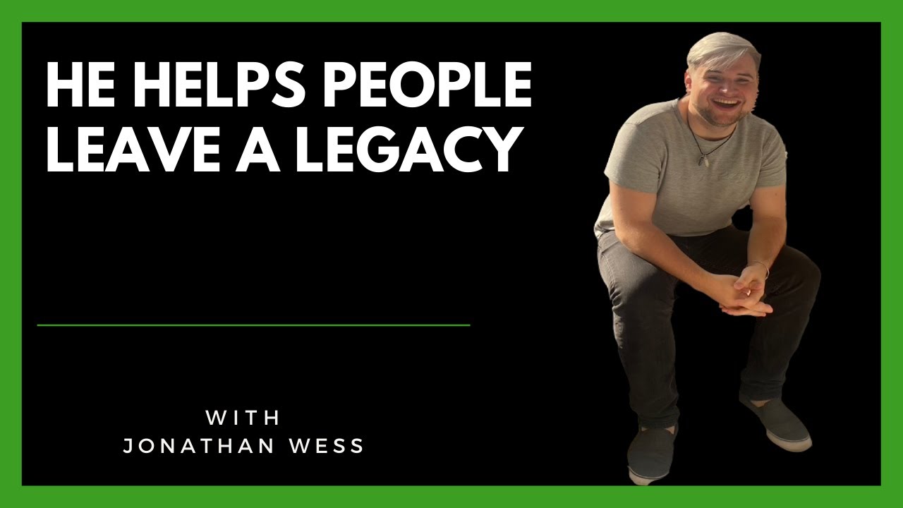 Unlocking IMMORTALITY: Jonathan Wess' Revolutionary Vision for Preserving Family Stories Forever!