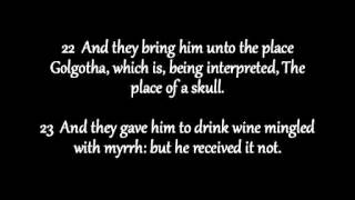 Mark Chapter 15 KJV AV Read Along