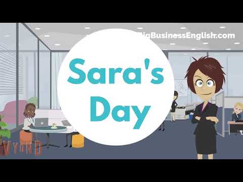 Sara's Day - featuring the Present Simple