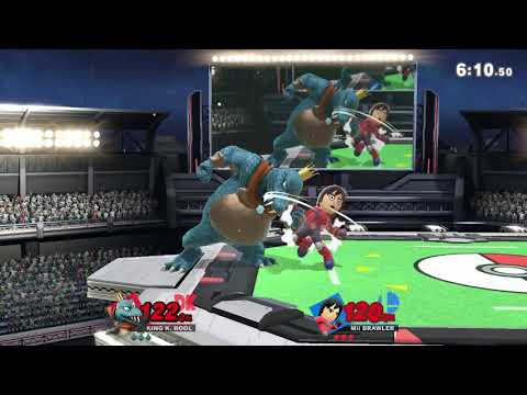 King K. Rool vs Mii Brawler - Super Smash Bros. Ultimate - Elite Quickplay