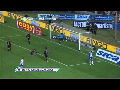 San Lorenzo vs Colon (Imprecionante gol de Stracqualursi) 08/09/2012